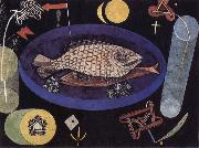Paul Klee Around the Fish oil on canvas